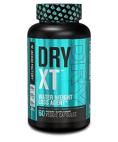Dry-XT Water Weight Loss Diuretic Pills - Natural Supplement for Reducing Water Retention Jacked FactoryUS supplements