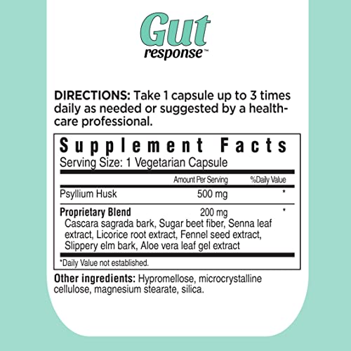 Gut Response CleanSweep Capsules, Supports Healthy Bowel Movements, Digestive Health Gut ResponseUS supplements