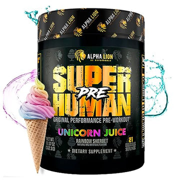 ALPHA LION Superhuman Pre Workout Powder, Beta Alanine, L-Taurine & Tri-Source ALPHA LIONAu supplements