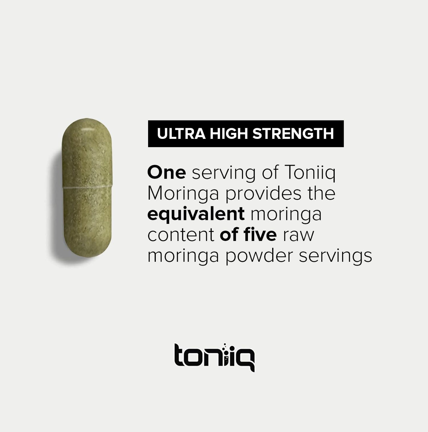 Highly Potent Full Spectrum Indian Moringa Extract - 30% Third-Party Tested Protein ToniiqUS supplements