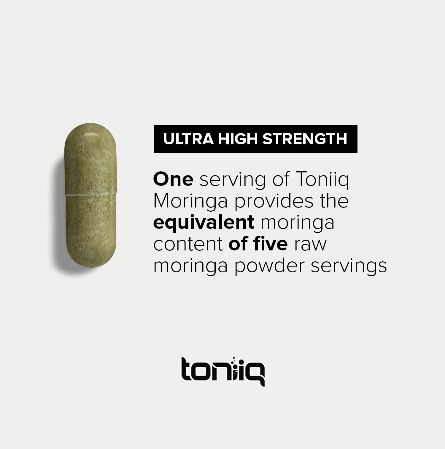 Highly Potent Full Spectrum Indian Moringa Extract - 30% Third-Party Tested Protein ToniiqUS supplements