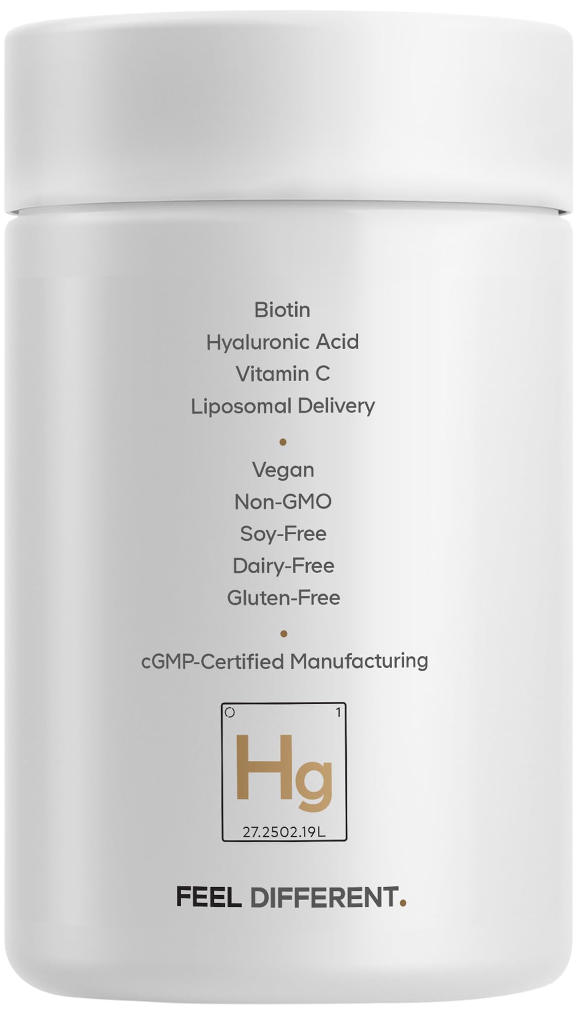 Codeage Hair Growth + Smooth Skin Max Vitamins Supplement - Patented Lustriva & SOD B Dimpless Superoxide Dismutase - Hair Growth Health Skin Cellulite Support - Biotin, Vitamin C, MSM - 30 Capsules CodeageAu supplements
