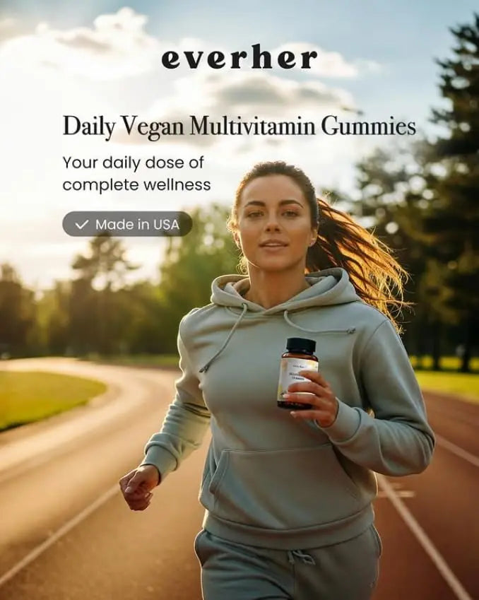 Everher Multivitamin Gummies | Essential Vitamins, Minerals & Herbs | Immune Support, Energy & Focus | with DHA Algae Oil & Probiotics | EverherAu supplements