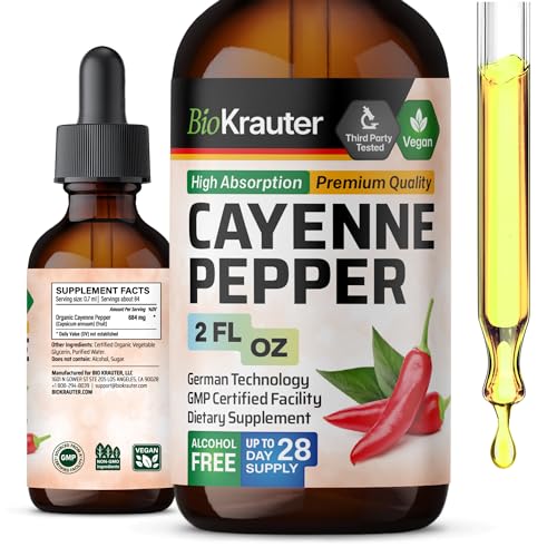 MAUWE HERBS Cayenne Pepper Supplement - Organic Cayenne Pepper Tincture MAUWE HERBSAu supplements