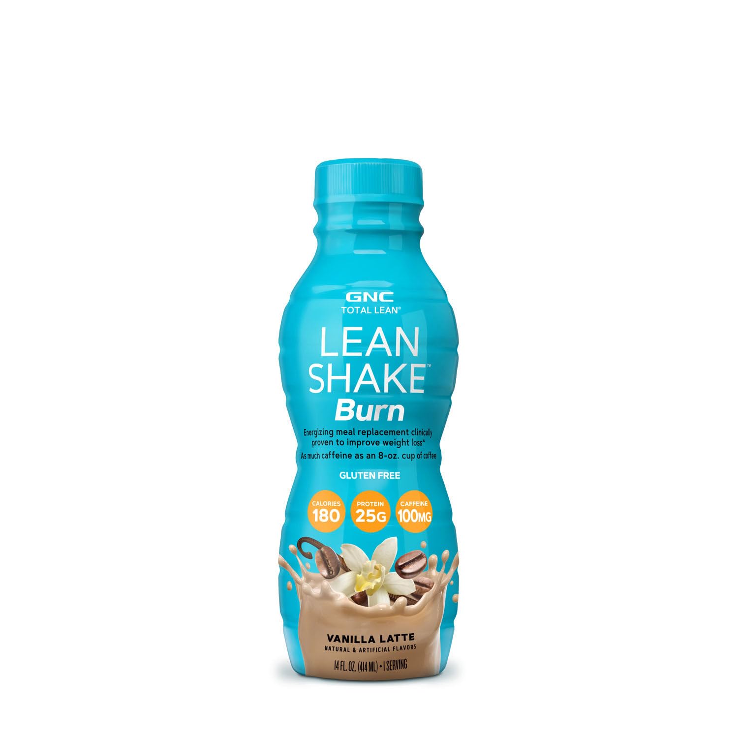 GNC Total Lean Lean Shake Burn - Vanilla Latte - 12 Bottles GNCAu supplements