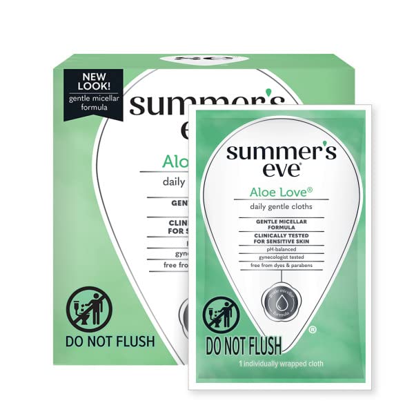 Summers Eve Cleansing Cloths 16 Count Aloe Love (6 Pack) Summer's EveAu supplements