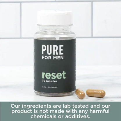 Pure for Men Detox Supplement, Reset | Promotes Digestive & Gut Health Pure for MenUS supplements