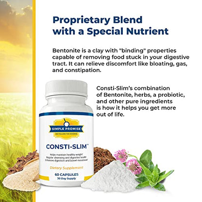 Simple Promise - Consti-Slim - Natural Digestion and Weight Support Simple PromiseUS supplements