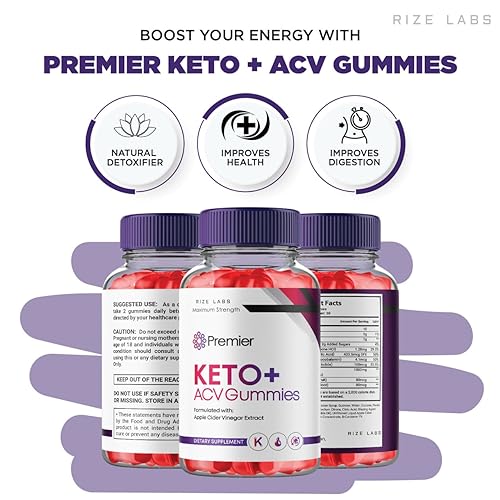 rize labs (3 Pack) Premier Keto ACV Gummies, Premier Keto Gummies for Advanced Weight rize labsAu supplements