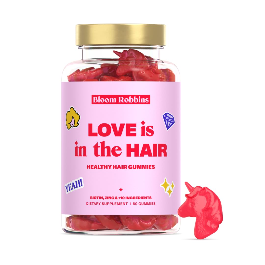 Bloom Robbins 60 Hair Gummies for Faster Hair Growth Vitamins for Women & 5000 MCG Bloom RobbinsAu supplements