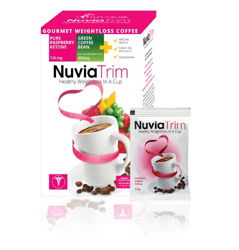 Nuvia Trim - Gourmet Instant Coffee for Weight Loss, with Garcinia Cambogia, Raspberry NuviaUS supplements