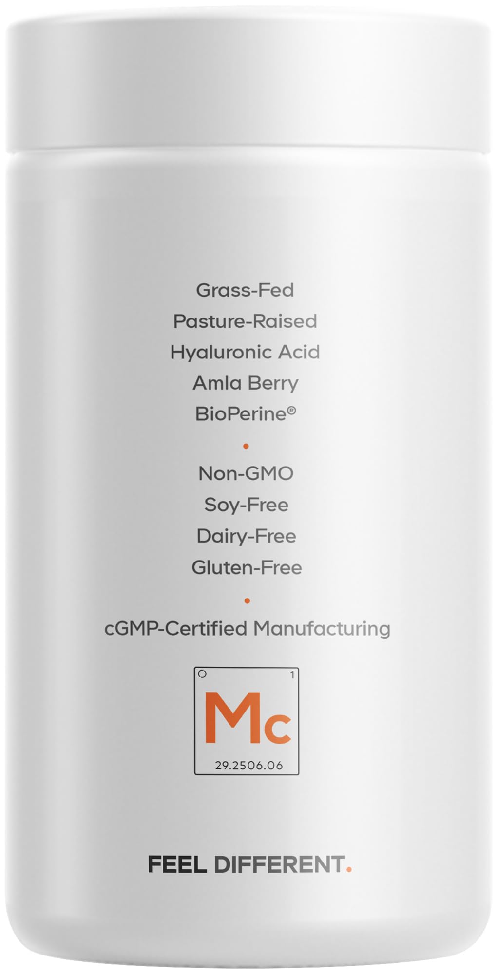Codeage Multi Collagen+ Supplement with Vitamin C, Biotin 5000 mcg, Hyaluronic Acid, Amla Berry, BioPerine - 5 Types of Collagen Grass-Fed, Pasture-Raised - 2-Month Supply - Non-GMO - 180 Capsules CodeageAu supplements