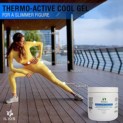 SlimSpa Cyro-Slim Cold Gel With Ilios Wrap - Skin Firming & Tightening Cryo Gel Solution ILIOSUS supplements