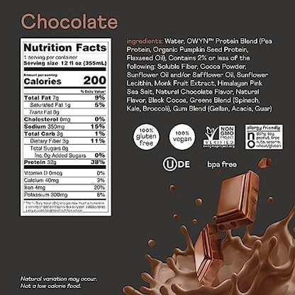 OWYN Only What You Need Pro Elite Vegan High Protein Keto Shake, 32g Protein OWYN Only What You NeedUS supplements