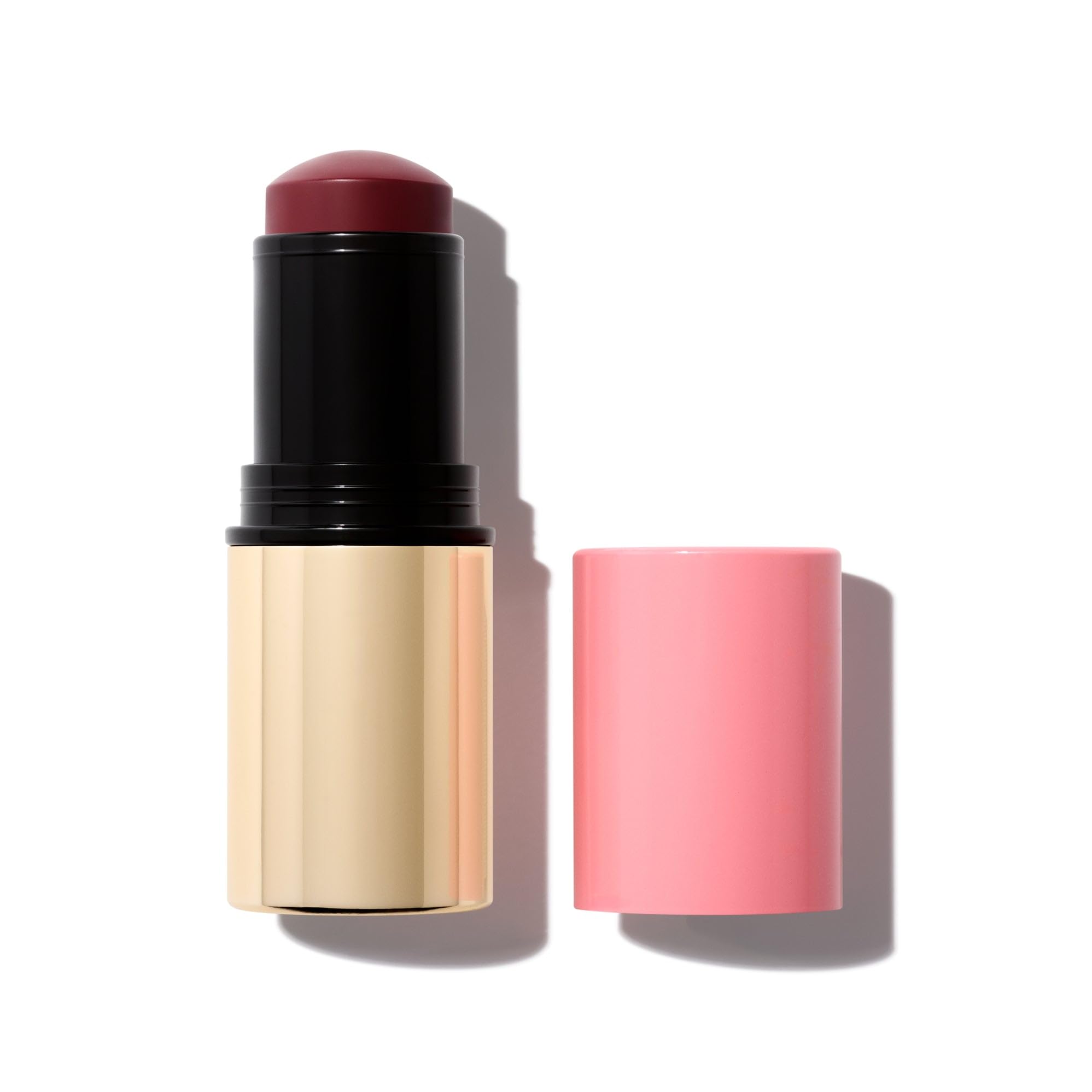 MAKE Beauty Cream Stroke Cream Blush Stick for Cheeks - Vibrant yet Natural Soft Matte Finish - Shade Rouge Moon, Berry Plum Blush Makeup MAKEAu supplements