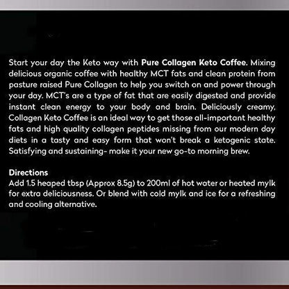 Planet Paleo Pure Collagen Keto Coffee with MCT Powder Planet PaleoUS supplements