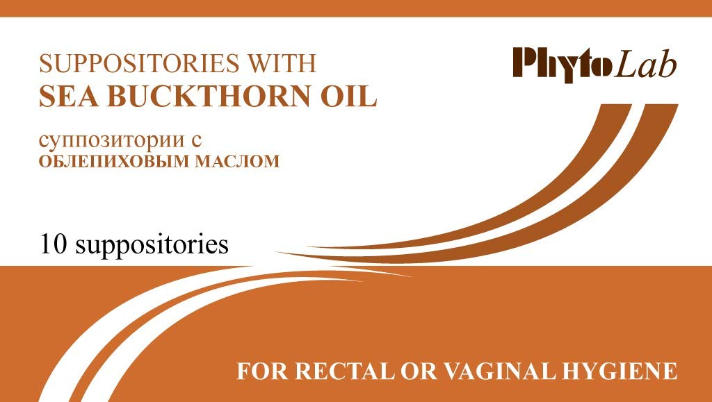 Suppositories with Sea-Buckthorn Oil (10 pcs) Sudopo plkAu supplements