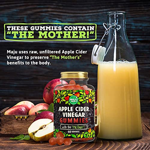 Apple Cider Vinegar Gummies with Mother - Weight Management & Detox - 2X Stronger Maju SuperfoodsAu supplements