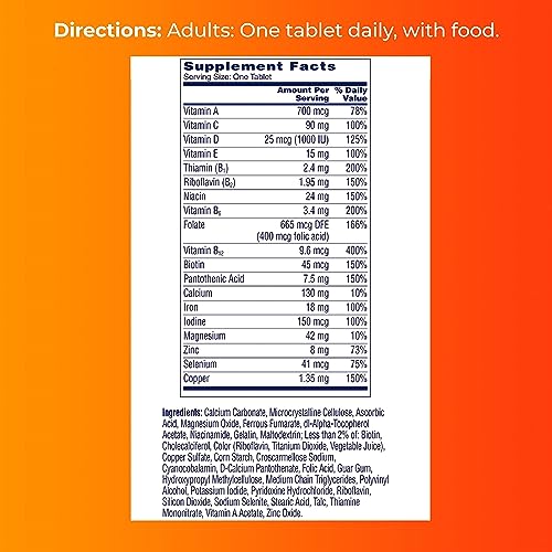 ONE A DAY Womens Complete Daily Multivitamin with Vitamin A, B , C, D, and E, Calcium ONE A DAYUS supplements