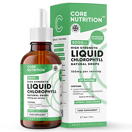 Core Nutrition Liquid Chlorophyll Drops for Water - 2 Fl. Oz for 60 Servings - 2 Month Supply Core NutritionAu supplements