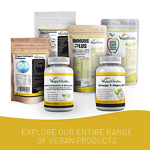 Vegan Collagen Supplement for Skin, Hair, Nails, Joints & Bones with Vegan VitalityUS supplements
