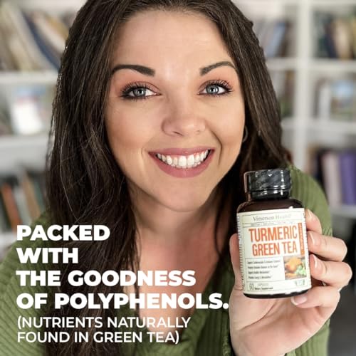 Green Tea Extract Capsules - Green Tea Supplement with Organic Turmeric Curcumin Vimerson HealthAu supplements
