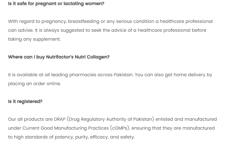 (Buy one, get one Free) Nutrifactor: Collagen: for Healthy Skin NutrifactorAu supplements