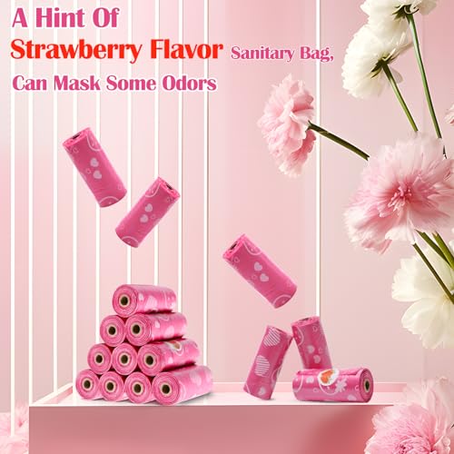 150Pcs Sanitary Napkin Disposal Bags, Luxiv Pink Disposable Sanitary Bag Personal Care Disposal Bags LuxivAu supplements