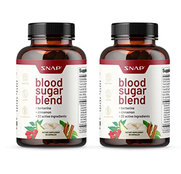 Snap Supplements Blood Sugar Blend - Support Healthy Blood Sugar, 60 Capsules Snap SupplementsUS supplements
