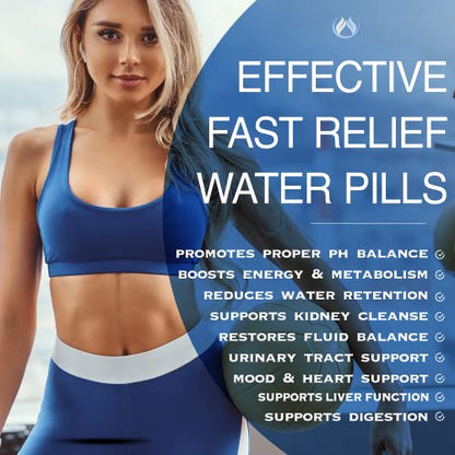 Water Pills Diuretic Water Retention, Liver Detox, Kidney Cleanse, Weight, Swelling THE ENCLARE NUTRITIONUS supplements