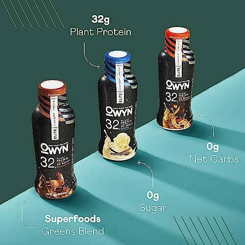 Pro Elite Vegan Plant-Based High Protein Keto Shake, No Nut Butter Cup, Zero Sugar OWYN Only What You NeedUS supplements