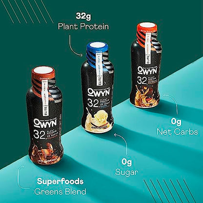 Pro Elite Vegan Plant-Based High Protein Keto Shake, No Nut Butter Cup, Zero Sugar OWYN Only What You NeedUS supplements