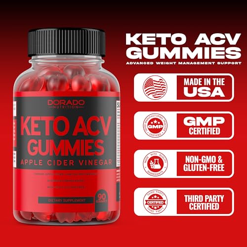 Keto ACV Gummies Advanced Weight Loss (1000mg) ACV Keto Gummies for Weight Loss DORADO NUTRITIONUS supplements