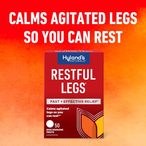 Hyland's Naturals Restful Legs Tablets, Natural Itching, Crawling, Tingling & Leg Jerk Relief, Quick Dissolving Hyland'sAu supplements