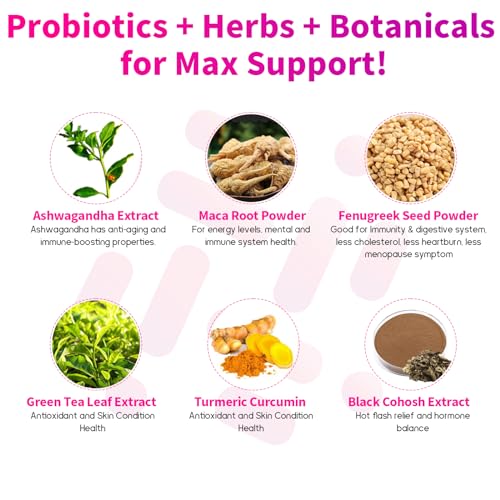 120 Billion CFU Probiotic - Menopause Support Probiotics for Women, 13-in-1 Natural NegimaAu supplements