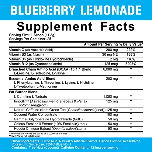 5% Nutrition Rich Piana AllDayYou Shred BCAA Powder | Amino Acid Supplement 5% NutritionAu supplements