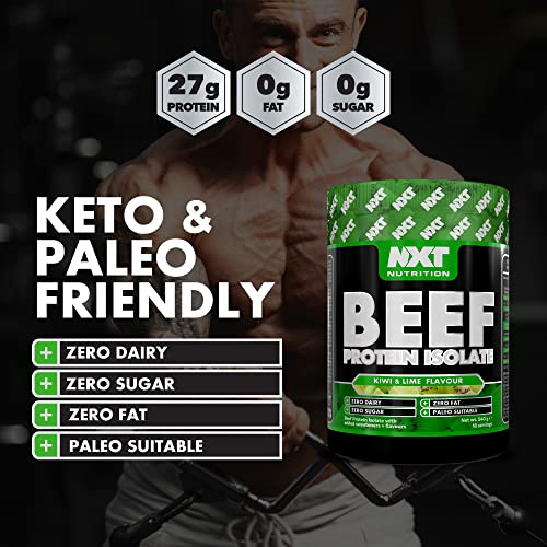 NXT Beef Protein Isolate 540g - High Protein Powder in Natural Amino Acids - Paleo, Keto Friendly NXT NutritionAu supplements