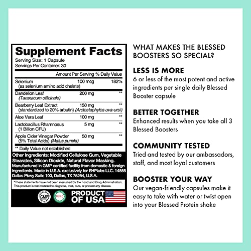 BLESSED Booster De-Bloat & Gut Fix - Daily De-Bloat & Gut Health for Belly Bloat Relief BLESSEDAu supplements