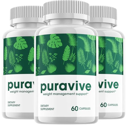 Rillvo (3 Pack) Puravive Extra Strength Pills - Official - Keto Puravive Advanced Formula RillvoUS supplements