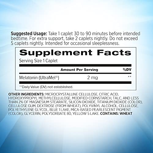 REMfresh 2mg Advanced Melatonin Sleep Aid Supplement (36 Caplets) REMfreshUS supplements