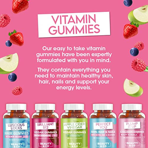 Beauty & Co Collagen Gummies by - 120 Marine Collagen Gummies with Biotin, Vitamin C & Selenium (120) Beauty & CoAu supplements
