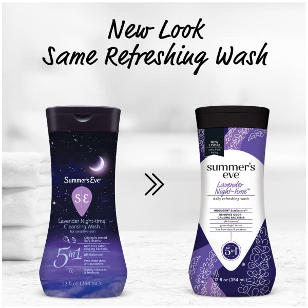 Summer's Eve Night-Time Cleansing Wash, Lavender, 12 Fl Oz (Pack of 3) Summer's EveAu supplements