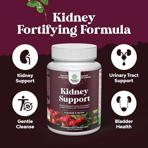 Kidney Support Cranberry Supplement for Women and Men - High Strength Kidney Natures CraftAu supplements