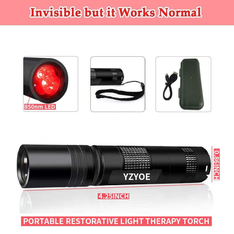 YZYOE Infrared Light Therapy for Joint and Muscle Pain. Red Light Therapy for Face,Infrared Light Therapy YZYOEAu supplements
