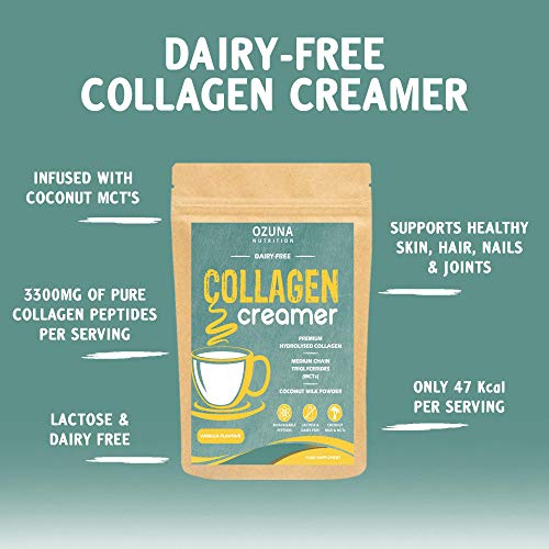 Collagen Coffee Creamer | Keto & Paleo | Premium Hydrolysed Collagen Peptides & Coconut MCT OZUNA NUTRITIONAu supplements
