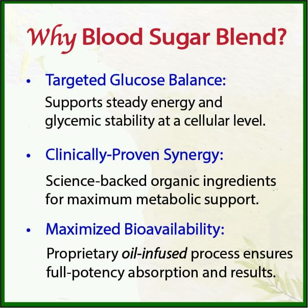 Bodymune USDA Organic Blood Sugar Blend | Supports Healthy Metabolism* | with Bitter Melon, Moringa, Aloe Vera, Nopal, Papaya Extracts & More | 60-Day Supply | Vegan & Non-GMO | USA-Made BodymuneAu supplements