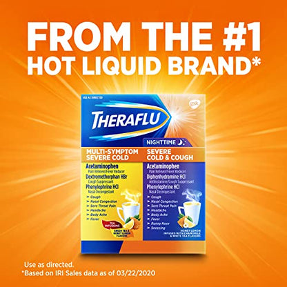 Theraflu Combo Daytime and Nighttime Severe Cold Relief Powder, Honey TherafluUS supplements