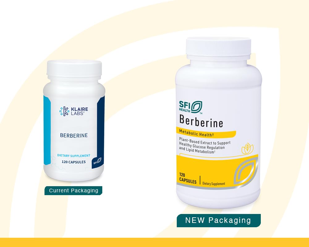 Klaire Labs Berberine HCI 500mg - Berberine Supplement - Gluten-Free, Hypoallergenic Klaire LabsAu supplements